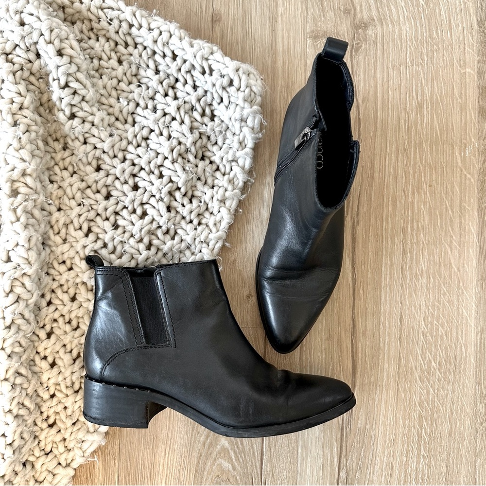 Franco Sarto Black ankle boots
